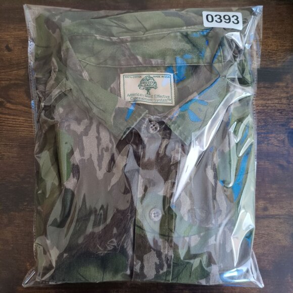 VTG Mossy Oak Mens XL Full Foliage Camo Shacket USA Made First Perfect - Picture 9 of 9